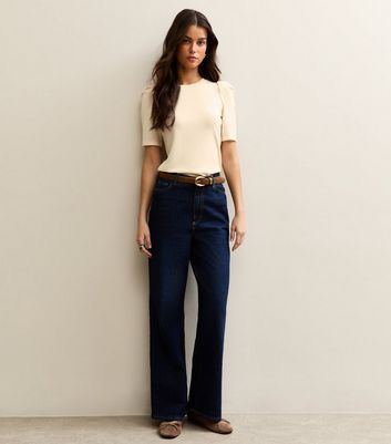 Cream Puff Sleeve Soft Touch T-Shirt | New Look