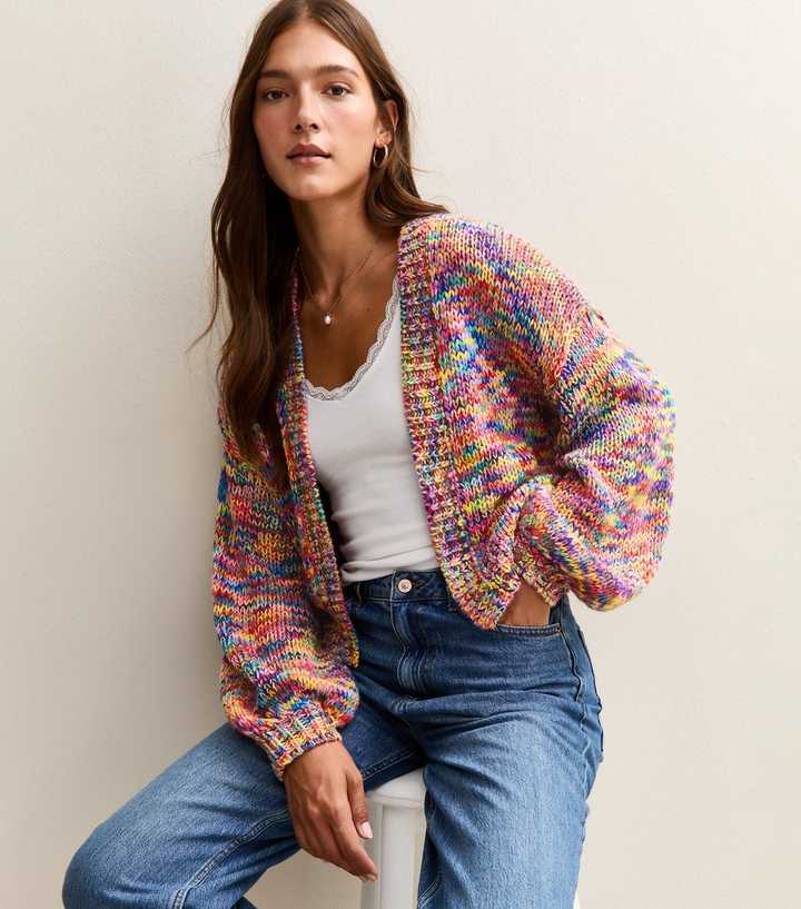 Sunshine Soul Blue Balloon Sleeve Cardigan