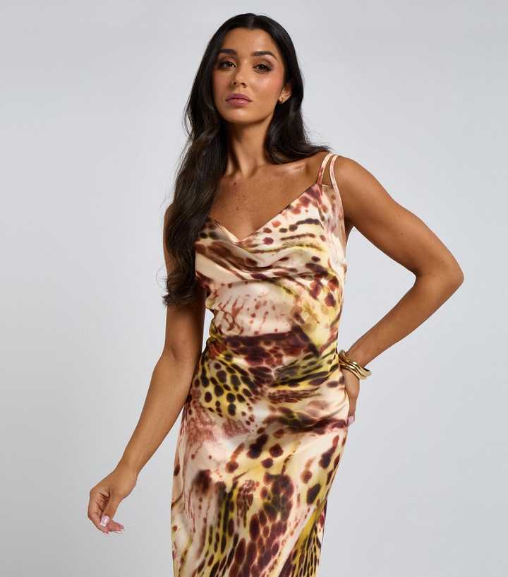 knee length dresses for ladies Cowl Neck Midi Dress Sewing Pattern – Patterns For Less