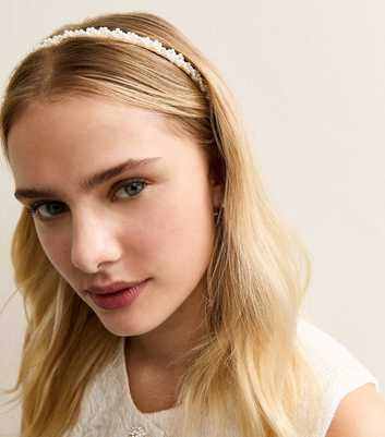 Faux Pearl Headband