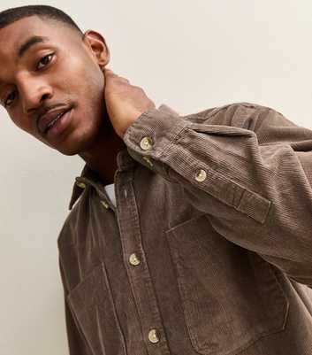 Only & Sons Mens Brown Cord Shirt