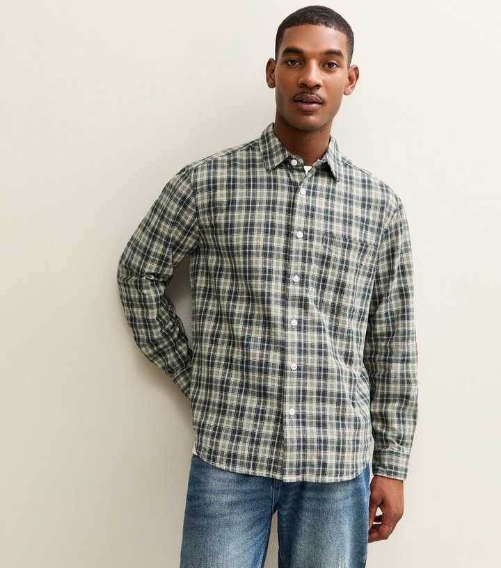 Only & Sons Mid Grey Regular Long Sleeve Checked Shirt