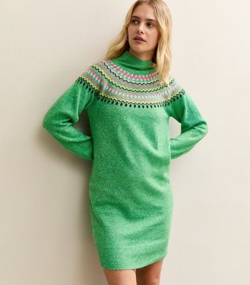 dark green cold shoulder dress Sage green jumper-final sale – JanieLanie main image 0