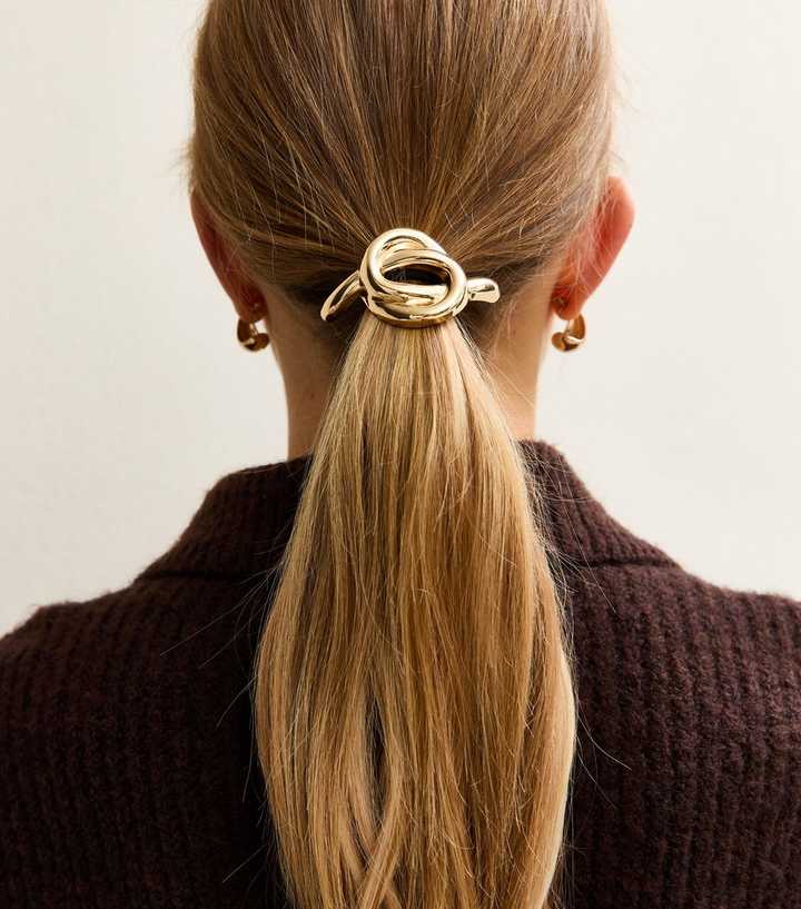 Black Metal Trim Hair Band