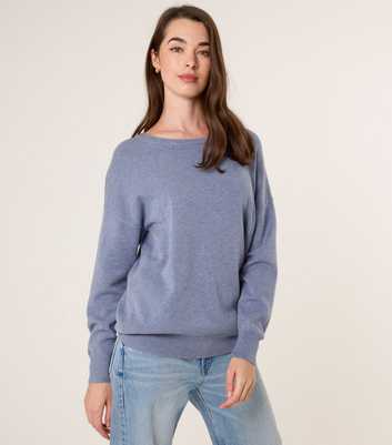 Blue Vanilla Blue Round Neck Jumper