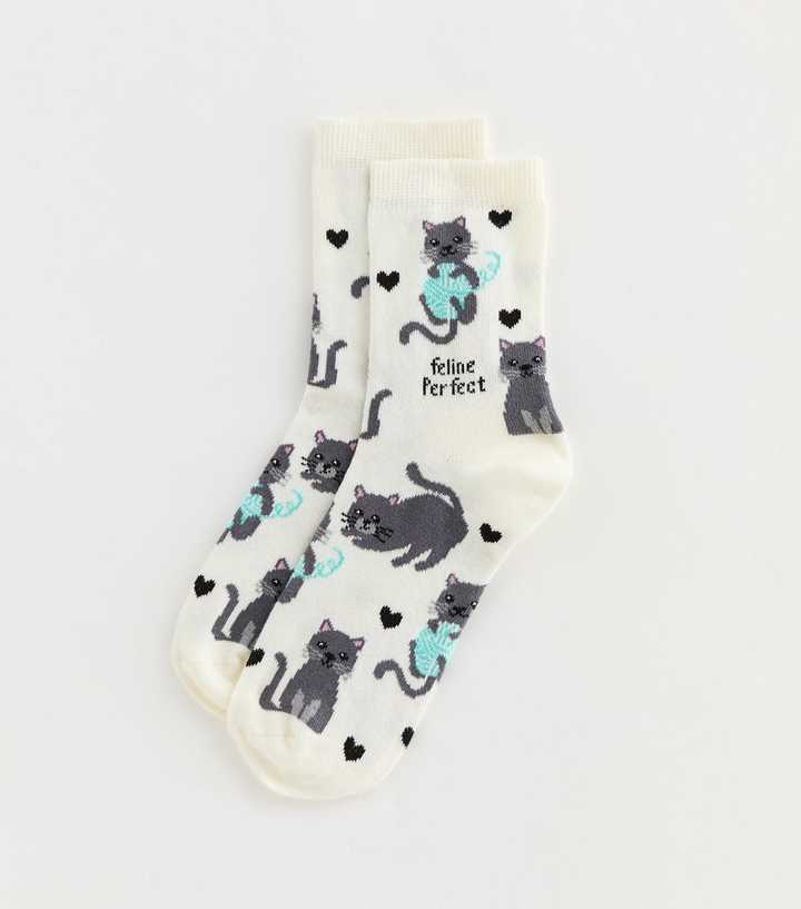 Cream Feline Perfect Socks