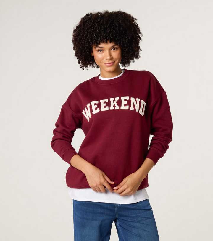 Blue Vanilla Dark Burgundy Weekend Sweatshirt