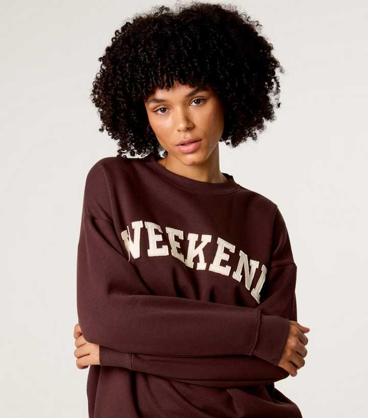 Blue Vanilla Dark Brown Weekend Sweatshirt