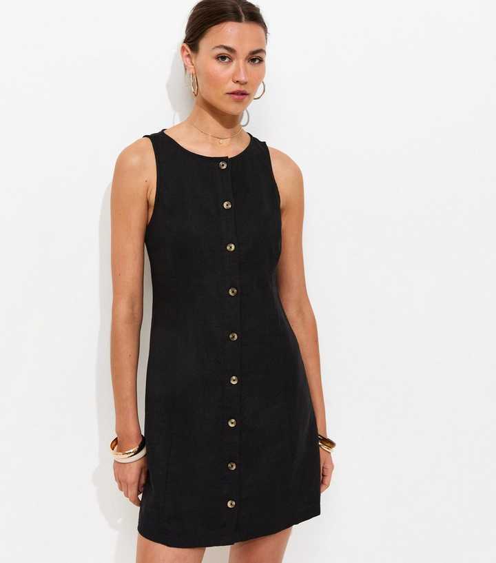 black mini dress bows Kesy Bow Tie Mini Dress | Black | Womens
