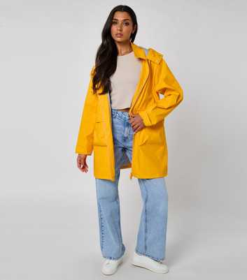 Urban Bliss Yellow Rubberised Raincoat