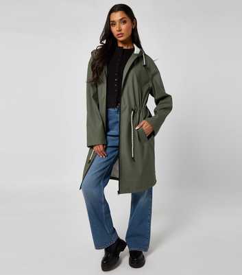 Urban Bliss Khaki Fishtail Raincoat