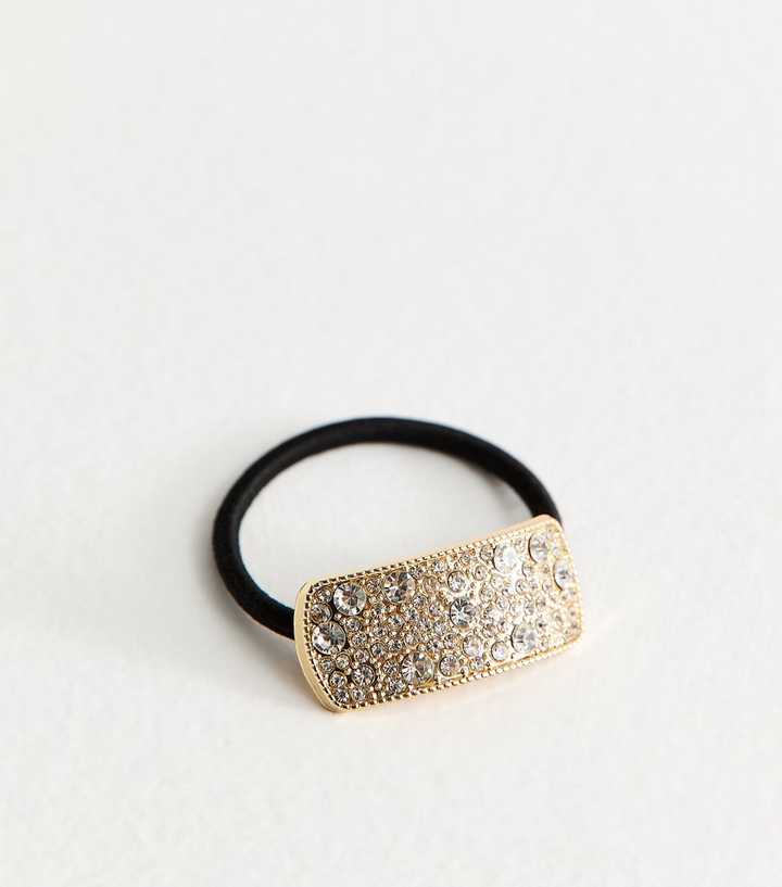 Gold Tone Rhinestone Hairband