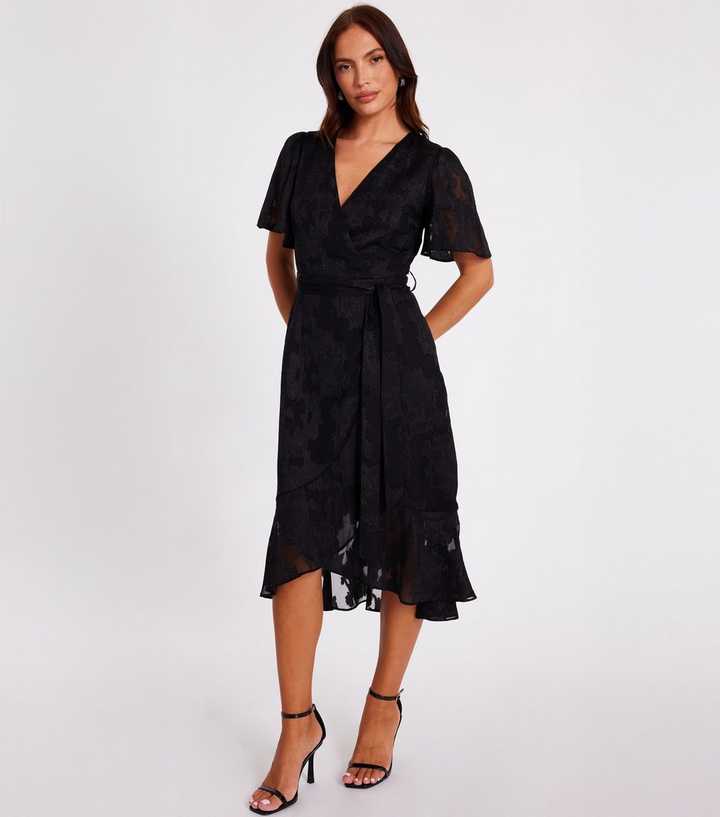 chinese dress ladies Better Believe Lace Insert Maxi Dress Black main image 0