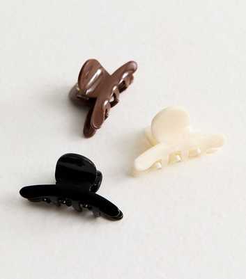 Pack Of 3 Shiny Hair Clips