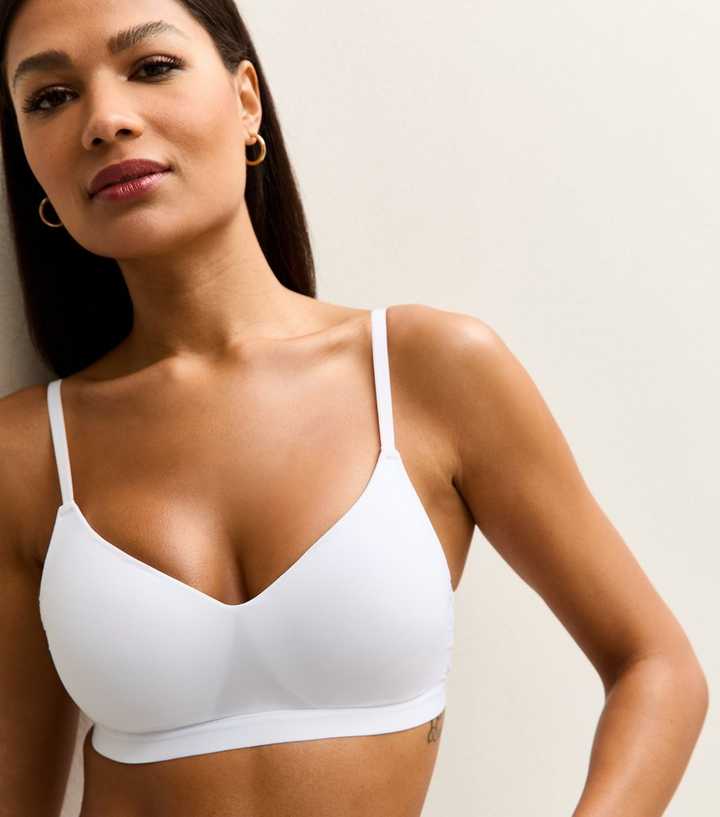 White Triangle Cup Bralette