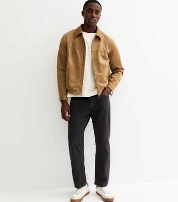 Jack & Jones Black Regular Faded Slim Leg Jeans