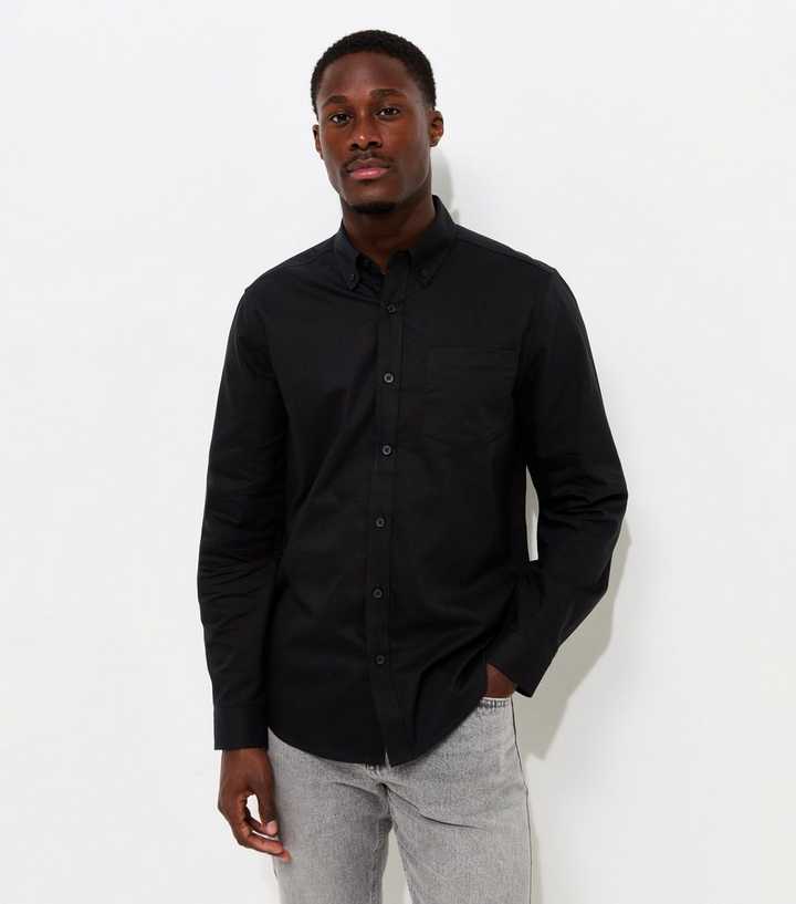 Black Regular Oxford Shirt