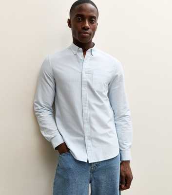 Blue Regular Striped Oxford Shirt