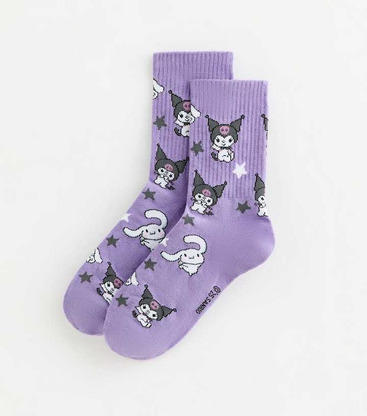 Purple Hello Kitty Snairo Socks