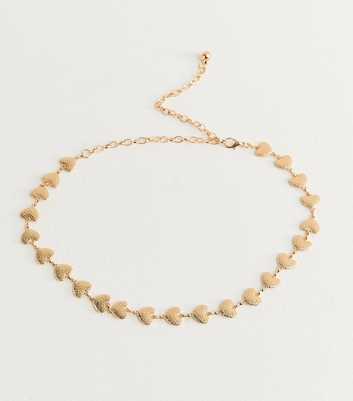 Gold Heart Chain Belt