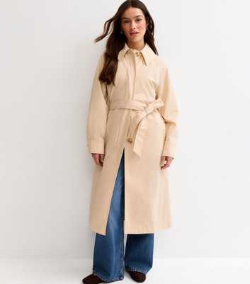 Petite Cream Mac Trench Coat