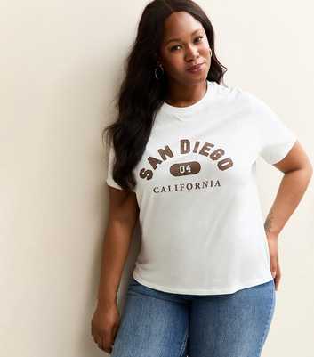 Curves Off White San Diego Logo T-Shirt
