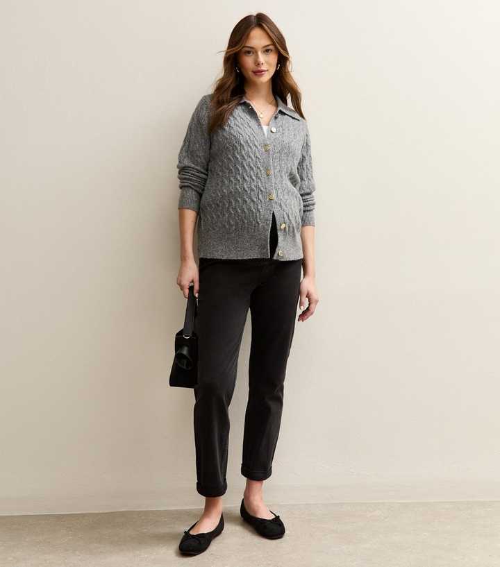 Maternity Black Mom Jeans
