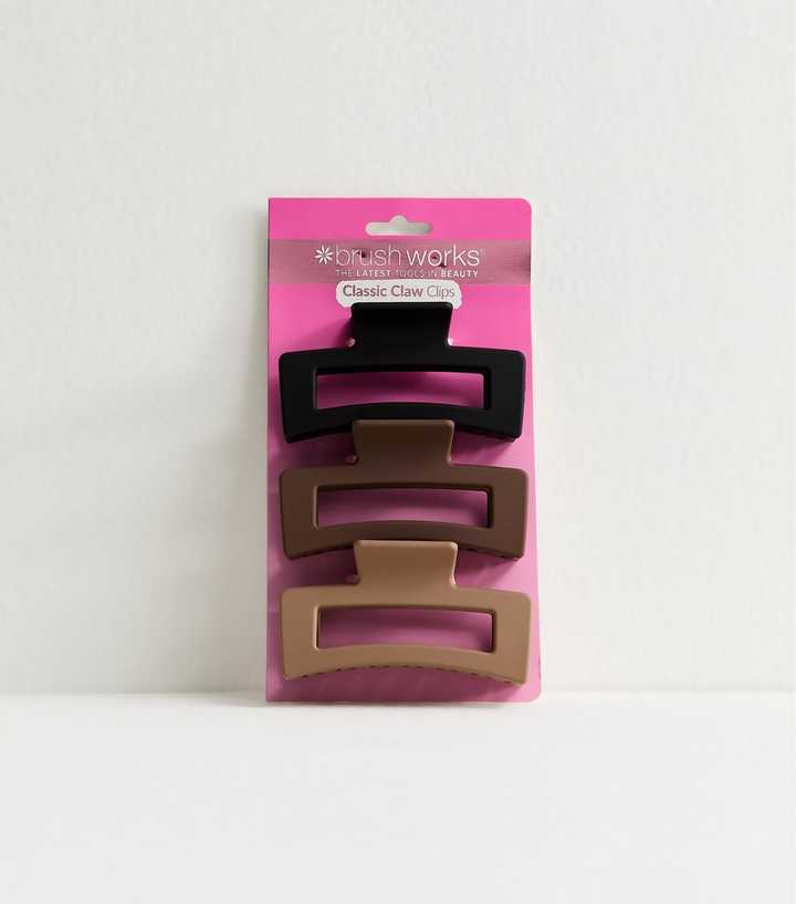 Brushworks Neutral Square Claw Clips