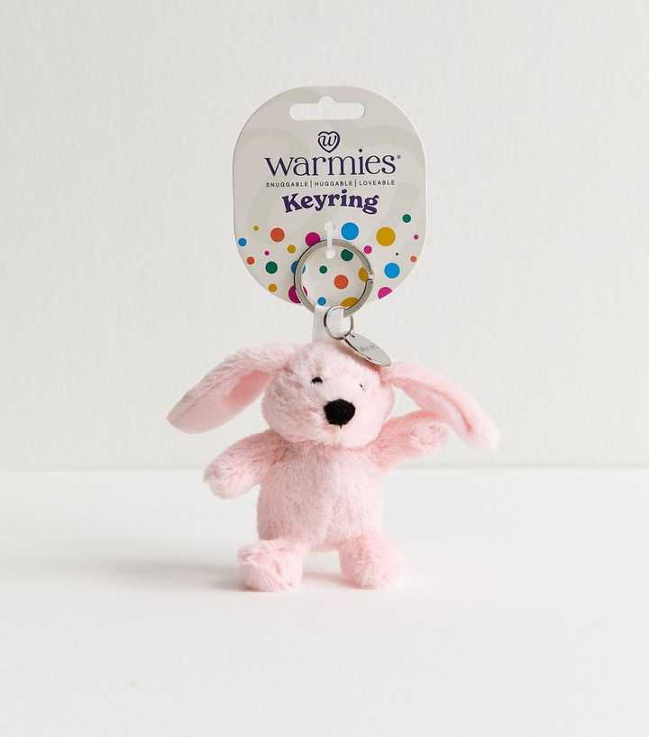 Warmies Pink Bunnie Plush Keyring