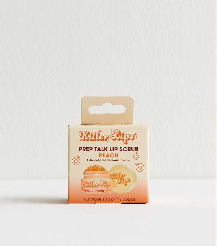 Killer Lips Peach Prep Talk Lip Scrub