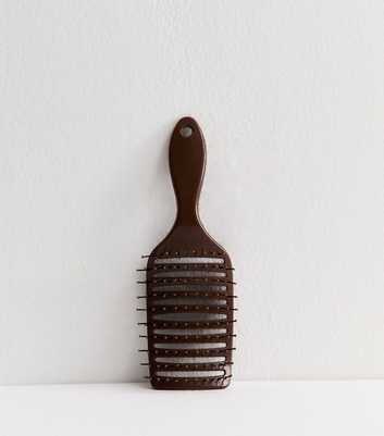 Dark Brown Flexi Back Hair Brush
