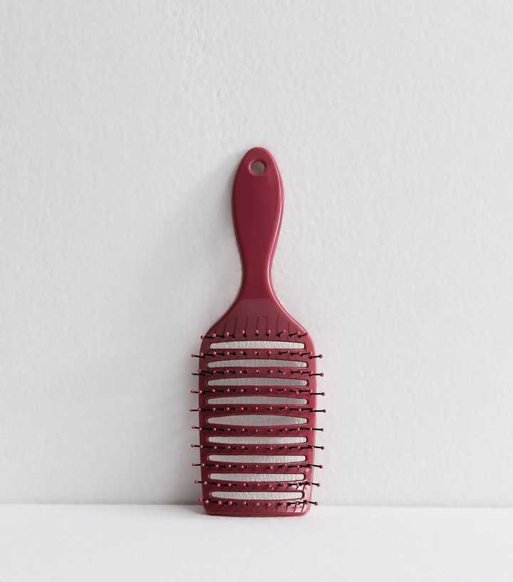 Dark Burgundy Flexi Back Hairbrush