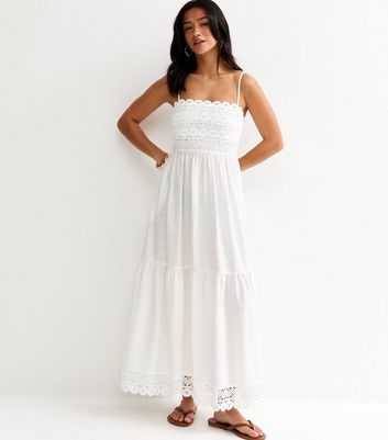 Petite White Dresses | New Look