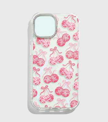 Skinnydip Pink Discoball and Bows iPhone Case