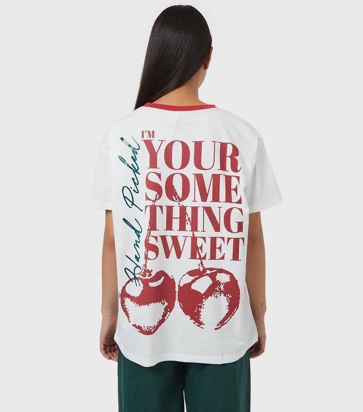 Skinnydip White Im Your Something Sweet Logo T-Shirt