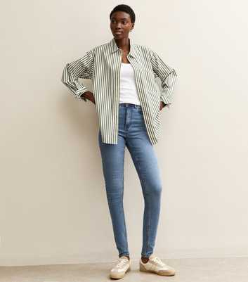 Tall Mid Blue Lift & Shape Skinny Jenna Jeans
