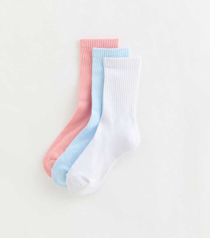 Pack Of 3 Multicoloured Tube Socks