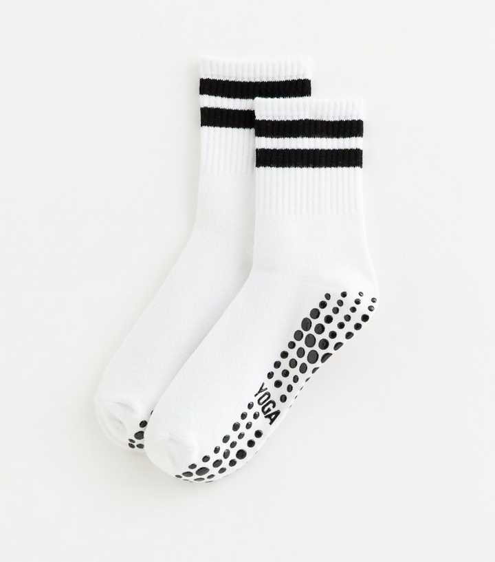 White Yoga Tube Sock