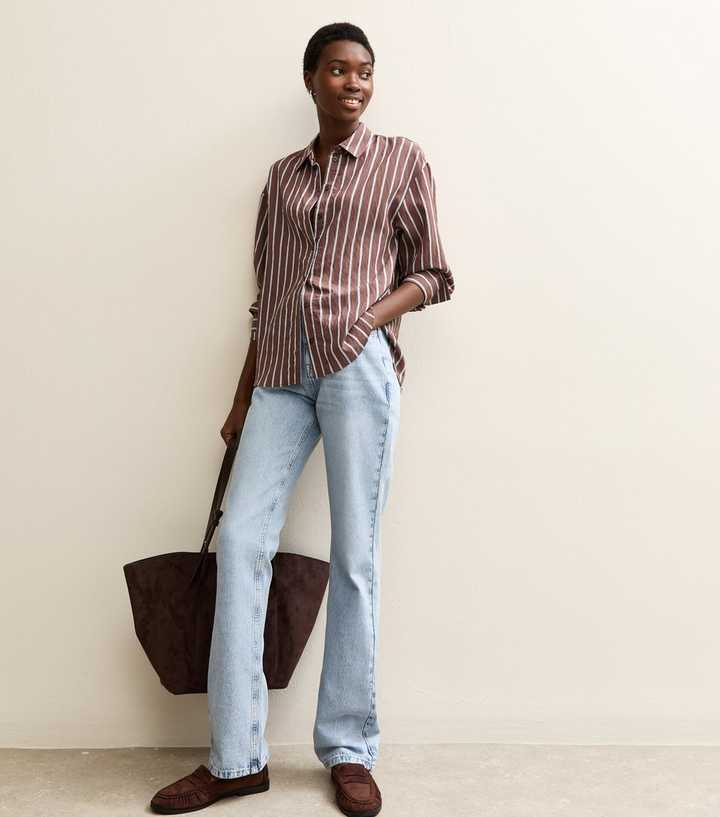 Tall Light Blue Anica Straight Leg Jeans