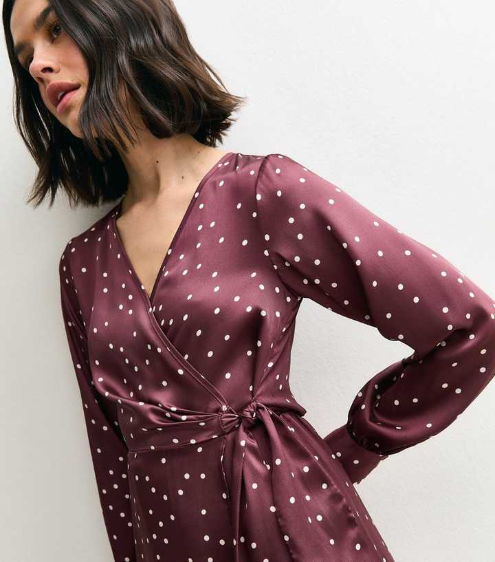 open lace back dress CurveWow Mesh Angel Sleeve Dress Bright Red Spot – Curvewow main image 1