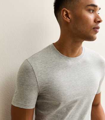 Grey Marl Muscle Fit T-Shirt