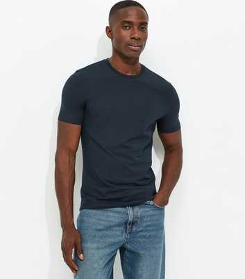 Navy Muscle Fit T-Shirt