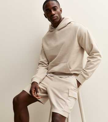 Stone Regular Jersey Cargo Shorts