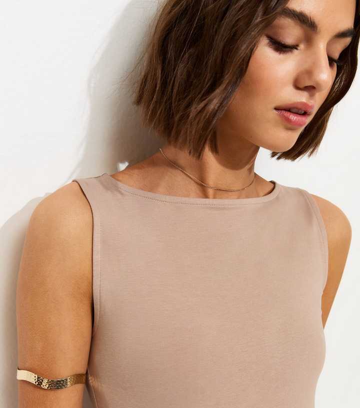 Mink Slash Neck Vest Top