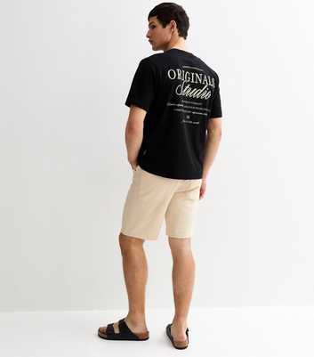 Only & Sons Cream Denim Shorts