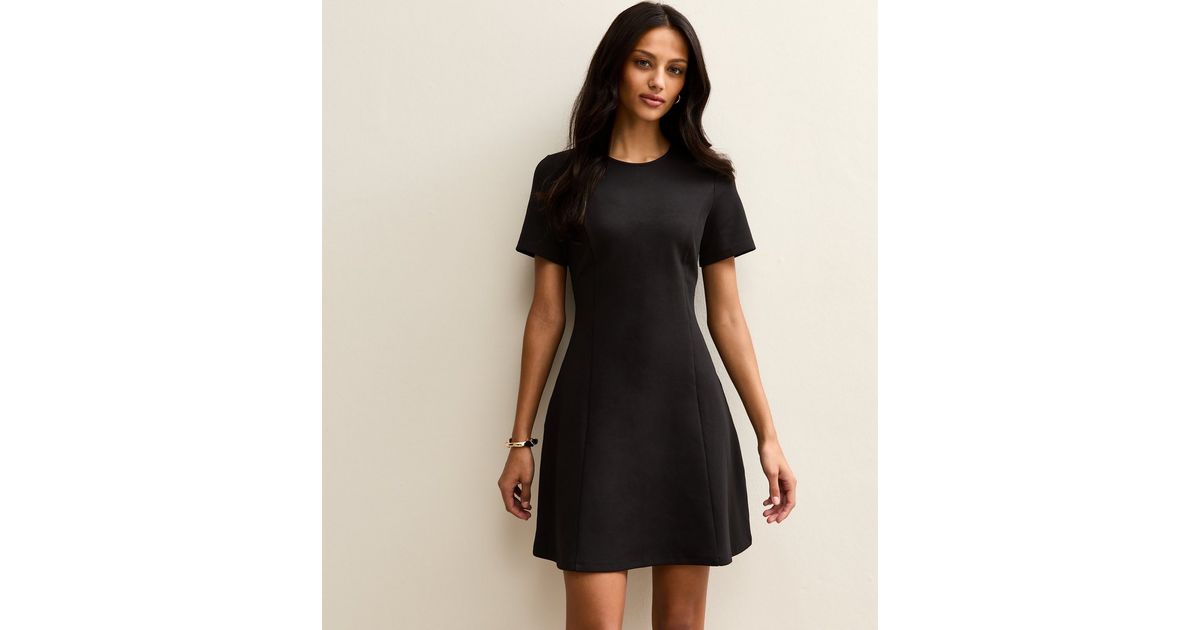 princess polly baby blue dress Women's Black Open-back mini dress main image 0
