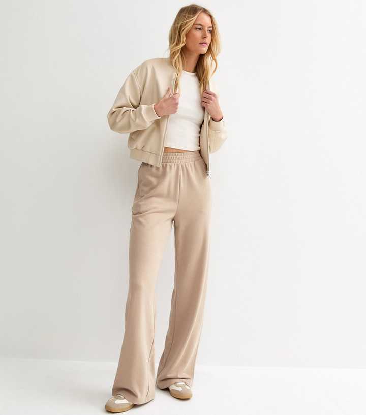 Tall Mink Wide Leg Joggers