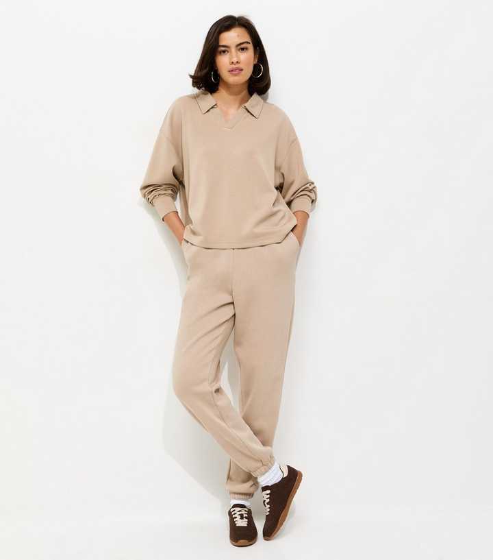 Camel Cuffed Joggers