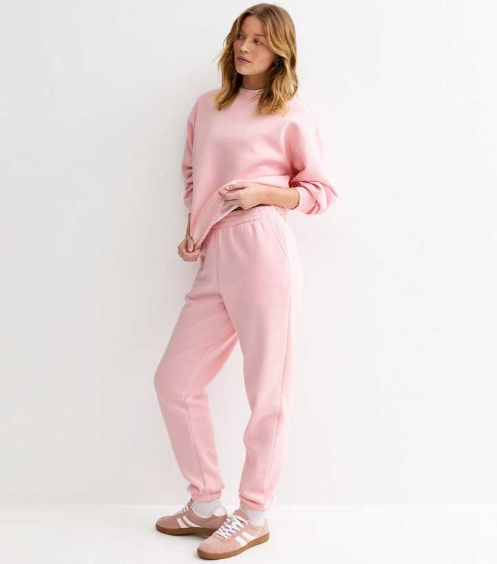 Light Pink Cuffed Joggers