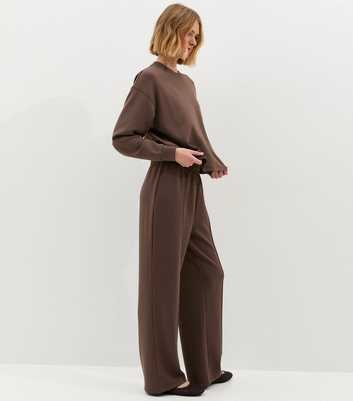 Premium Mid Brown Jersey Joggers